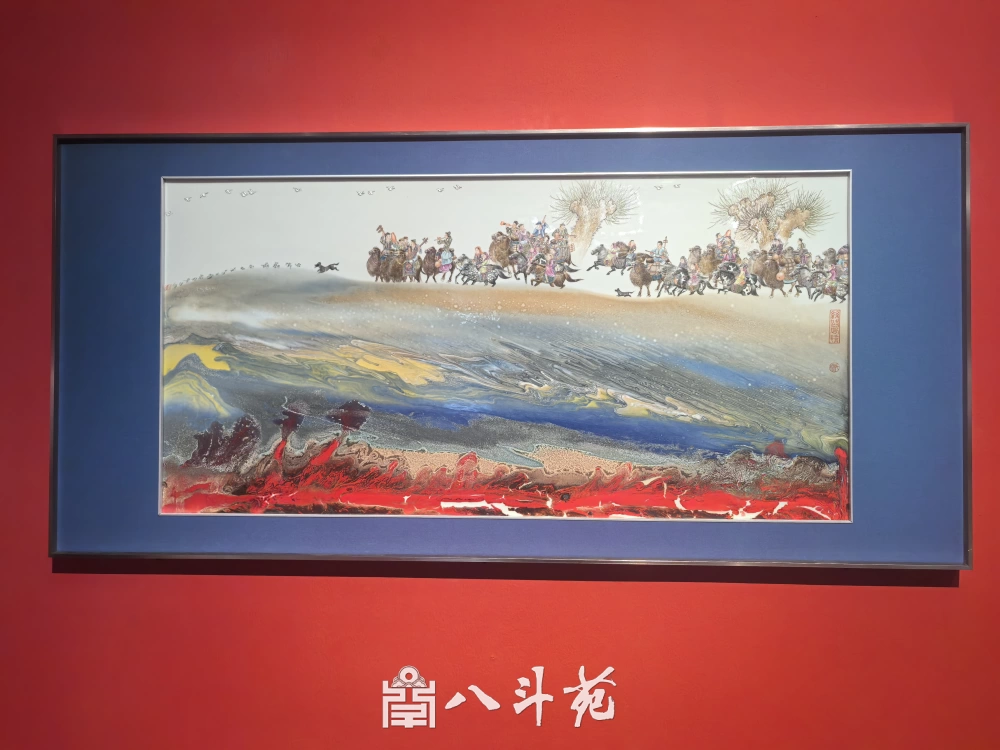 名家书画定制收藏｜主卧素雅山水画，舒缓情绪私享静谧